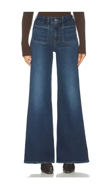 Good American Soft Tech Good Waist Palazzo Jeans | Thumbnail 1