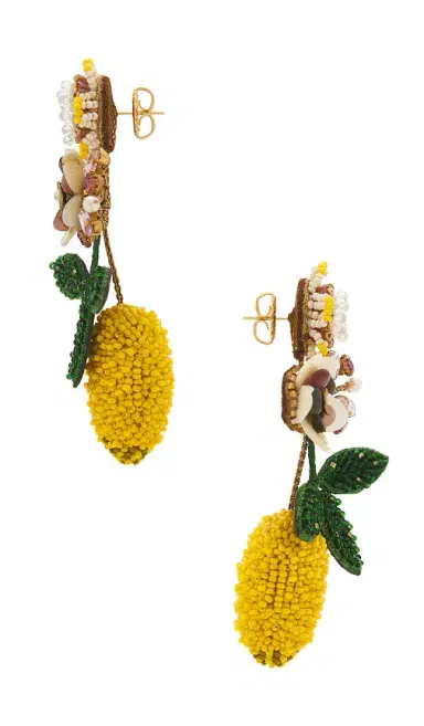 Deepa Gurnani Lemon Earrings | Thumbnail 2