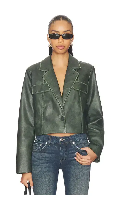 superdown Blakely Faux Leather Jacket