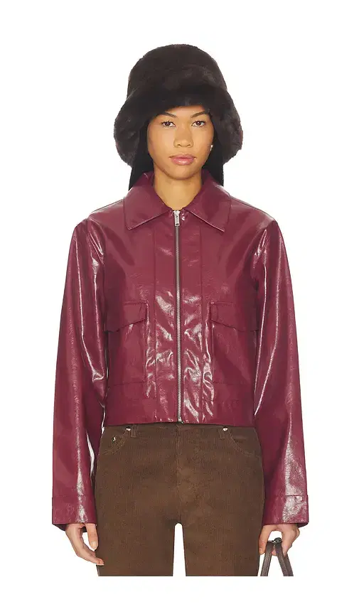 superdown Leighton Faux Leather Jacket