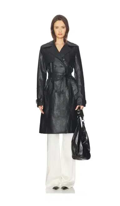 superdown Morgan Faux Leather Coat | Thumbnail 1