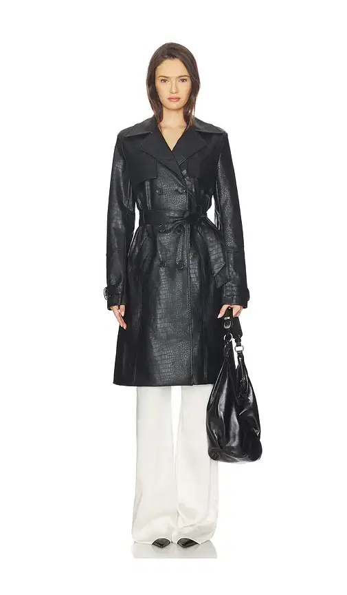 superdown Morgan Faux Leather Coat