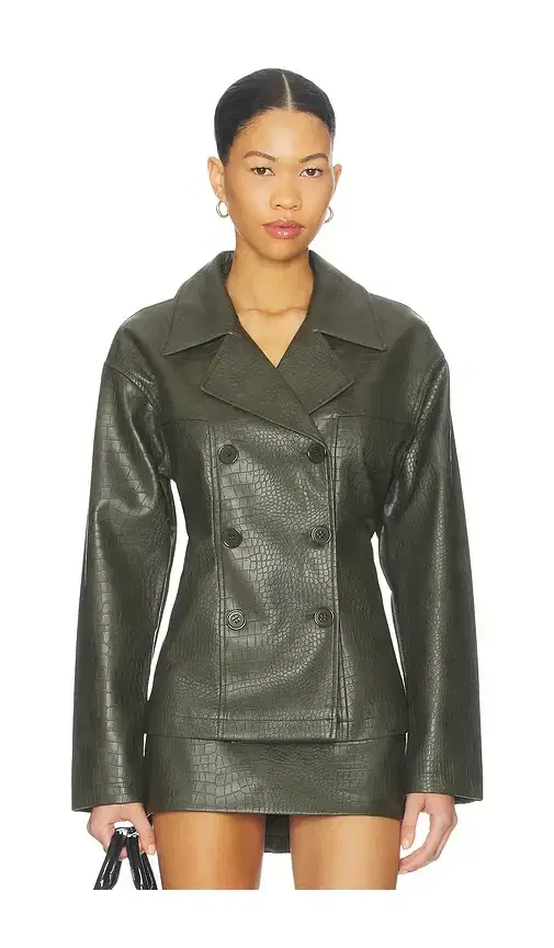 superdown Caroline Faux Leather Jacket