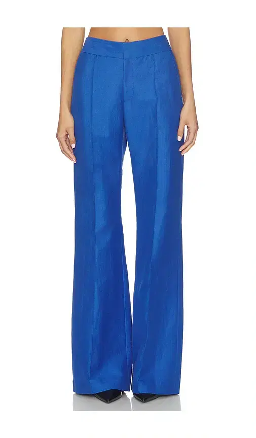 Smythe Wide Leg Pintuck Trouser