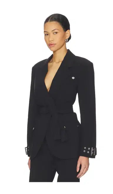 Ganni Future Twill Suitng Blazer | Thumbnail 2 Ganni Future Twill Suitng Blazer | Thumbnail 2