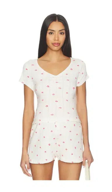 Hatch The Pointelle Sweetheart Tee | Thumbnail 2