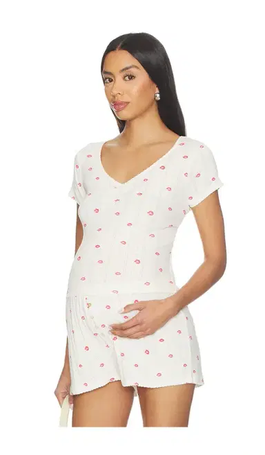 Hatch The Pointelle Sweetheart Tee | Thumbnail 1