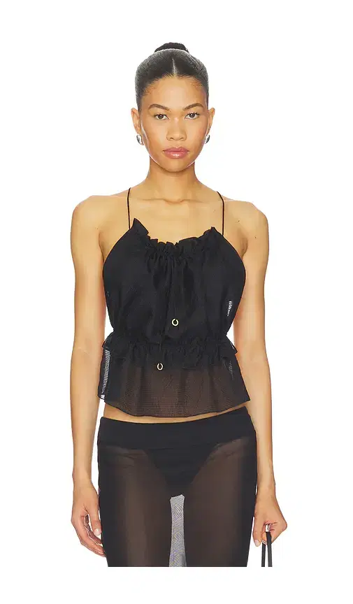 HANNE BLOCH Square String Top