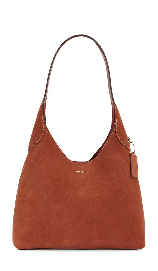 Coach Suede Brooklyn 28 Shoulder Bag