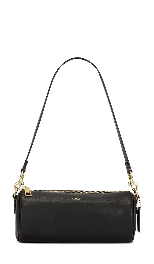 Coach Natural Grain Leather Barrel Bag