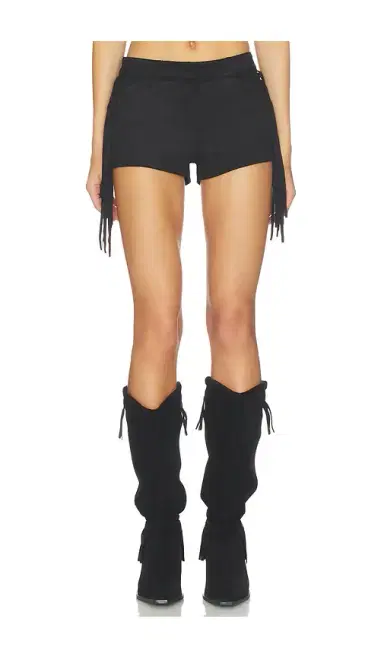 superdown Karina Fringe Faux Suede Short | Thumbnail 2