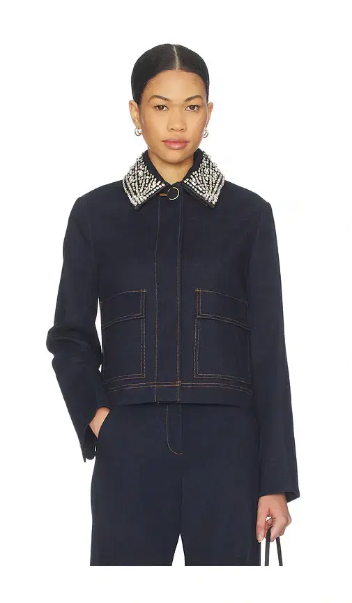 Veronica Beard Embellished Barrington Jacket