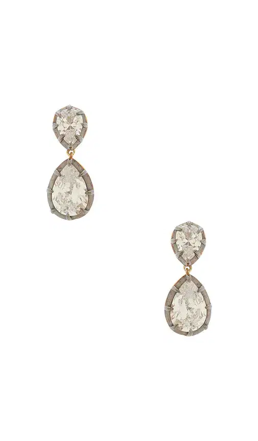 SHASHI Pear Georgian Cut Earring