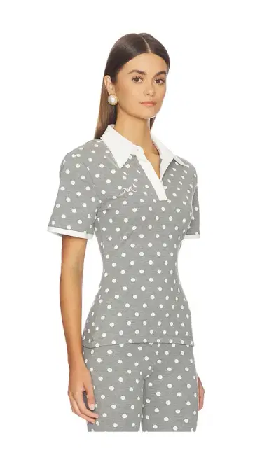 Rowen Rose Polka Dots Signature Polo | Thumbnail 2