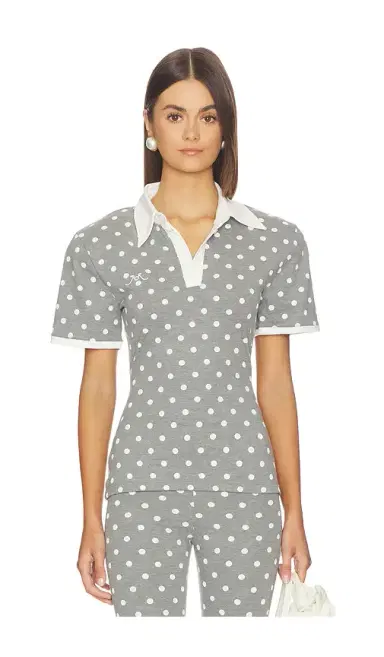 Rowen Rose Polka Dots Signature Polo | Thumbnail 1