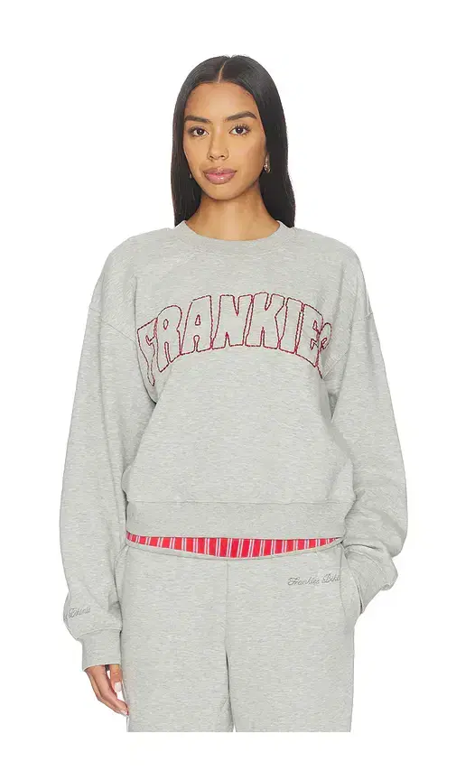 Frankies Bikinis Travel Day Crewneck Pullover