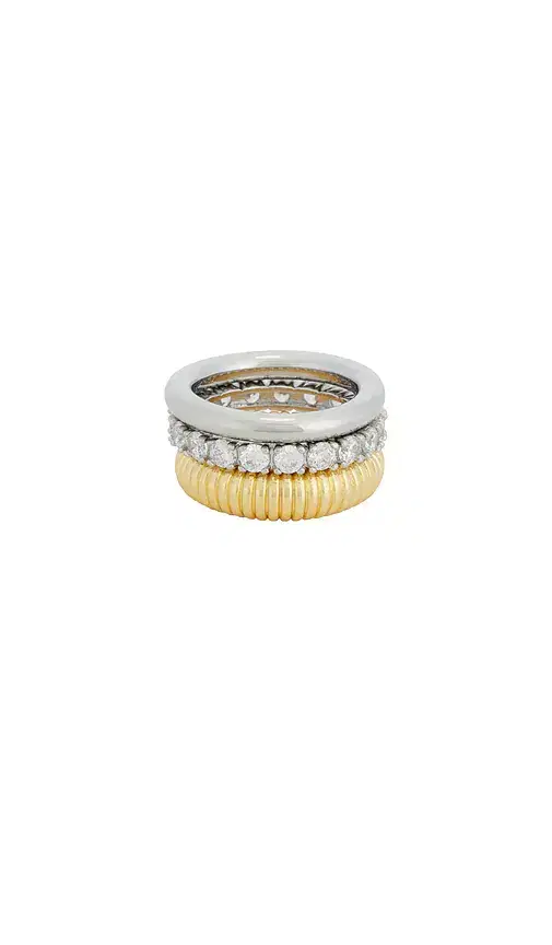 SHASHI Roux Ring Set