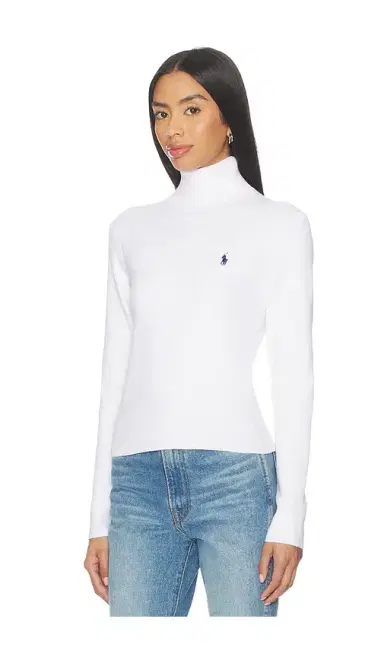 Polo Ralph Lauren Pima Cotton Shrunken Long Sleeve Turtleneck Pullover | Thumbnail 2
