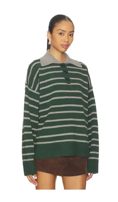 ALL THE WAYS Clydie Polo Sweater | Thumbnail 2