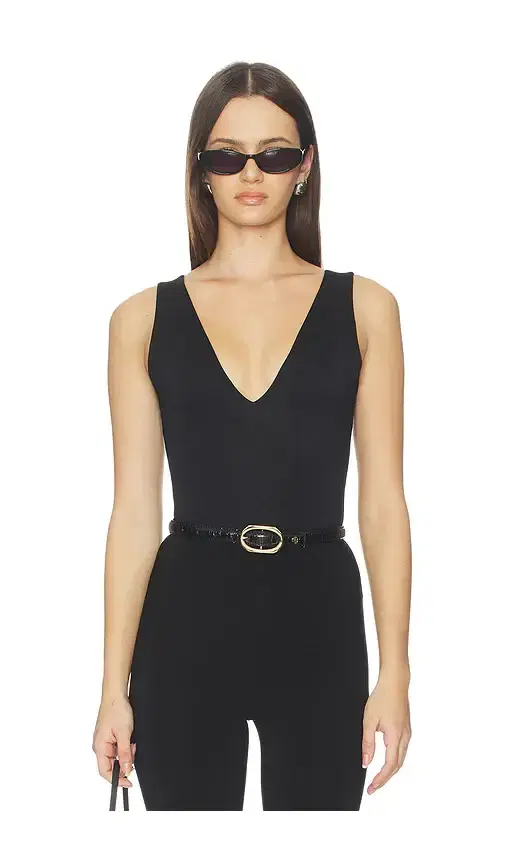 Good American Sculpting Deep V Bodysuit