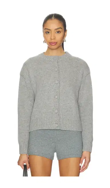 AEXAE Cashmere Cable Padded Cardigan | Thumbnail 2