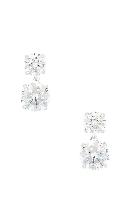 SHASHI Solitaire Drop Earring