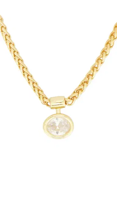 SHASHI Olympia Diamond Necklaace | Thumbnail 2
