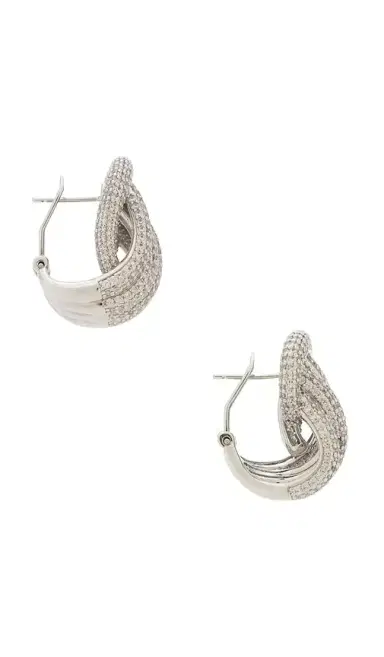 SHASHI Margaux Pave Earring | Thumbnail 2