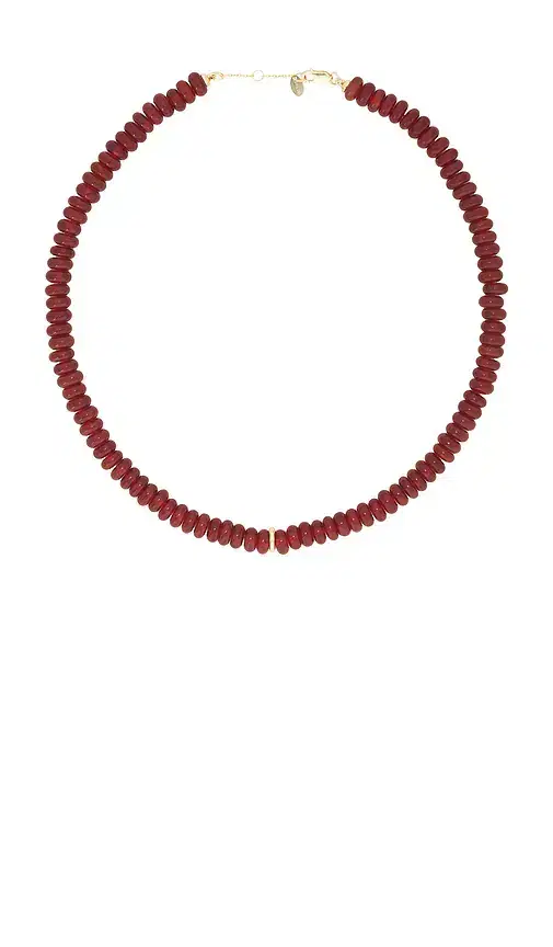 SHASHI Rouge Gemstone Necklace