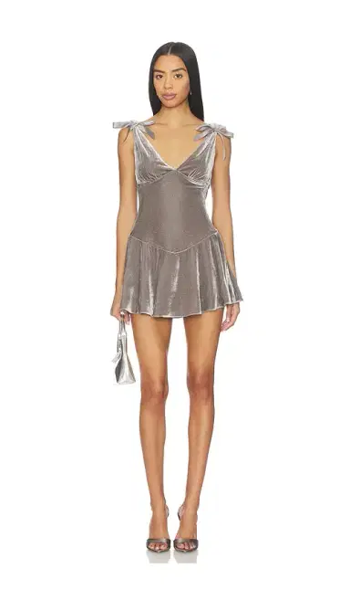 GUIZIO Bow Detail Mini Dress | Thumbnail 1