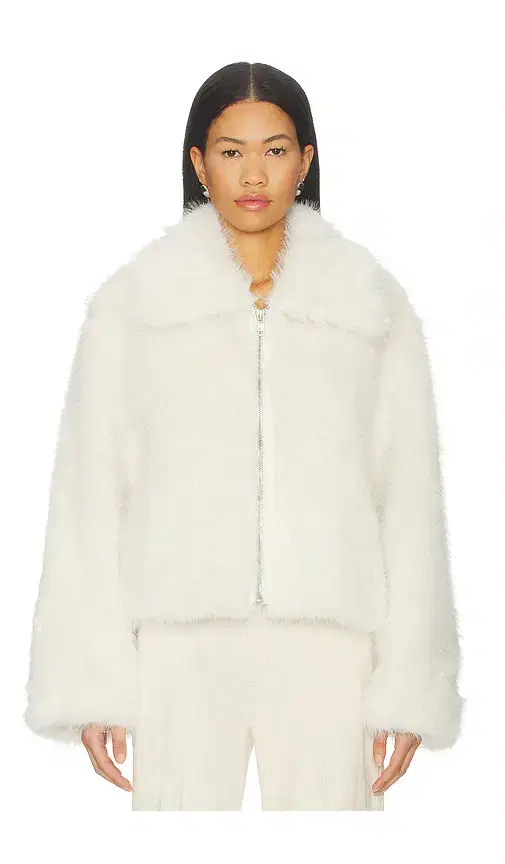 BY.DYLN Kallie Faux Fur Jacket