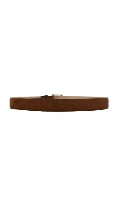 Vince 30mm Alex Stitched Suede Belt | Thumbnail 2