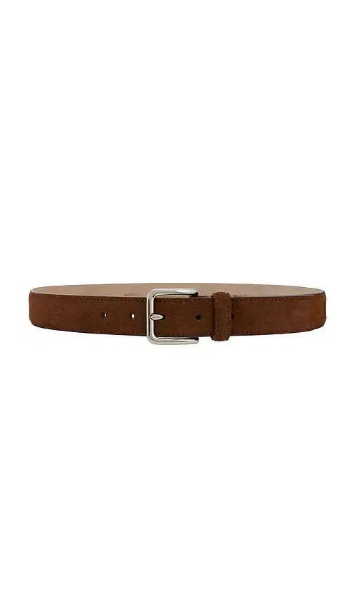 Vince 30mm Alex Stitched Suede Belt
