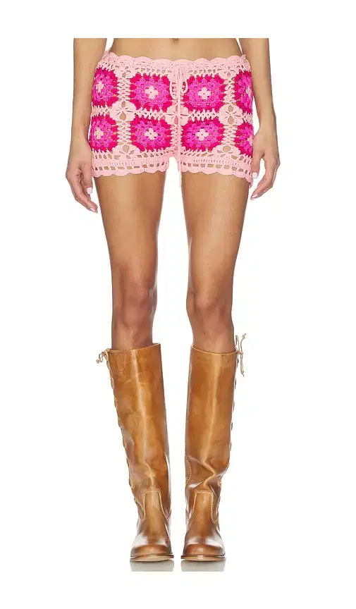 MORE TO COME Athena Crochet Short