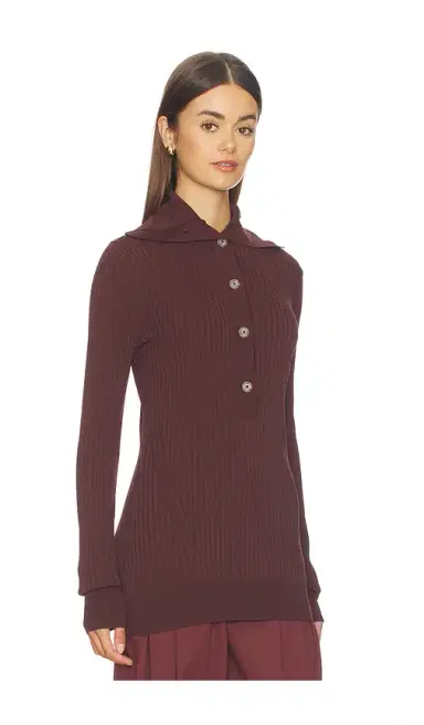 Entire Studios High Neck Henley Top | Thumbnail 2