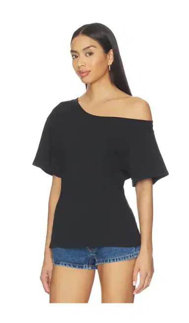 EB Denim Elena Off The Shoulder Tee | Thumbnail 2 EB Denim Elena Off The Shoulder Tee | Thumbnail 2