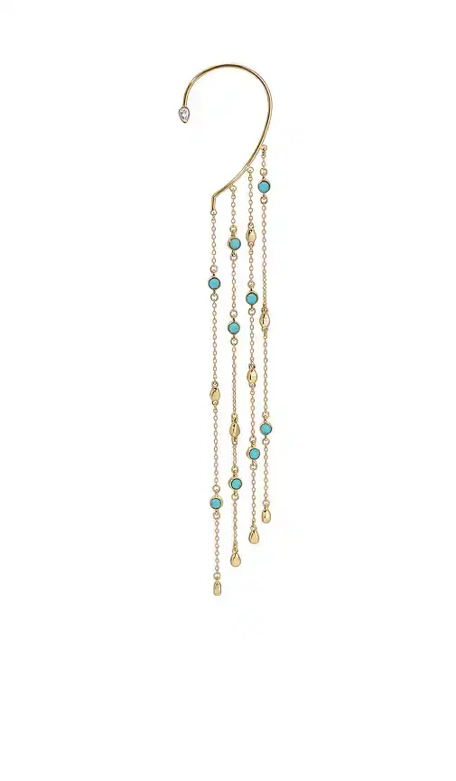 Ettika Linear Chains Statement Ear Cuff
