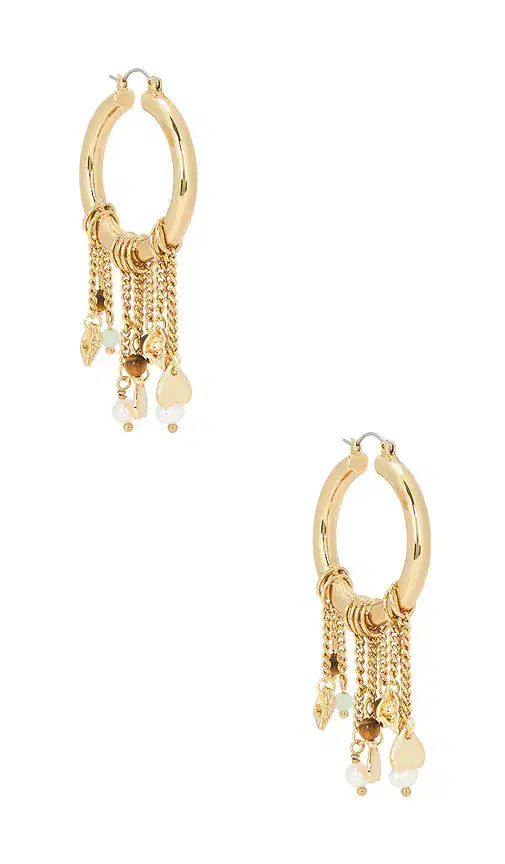 petit moments Dune Hoop Earrings