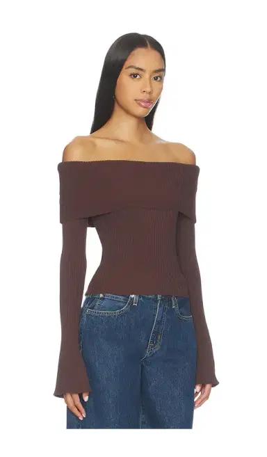MORE TO COME Candace Off Shoulder Sweater | Thumbnail 2
