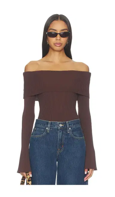 MORE TO COME Candace Off Shoulder Sweater | Thumbnail 1