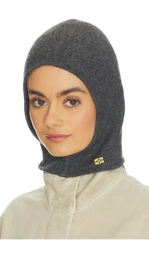 Ganni Yak Mix Balaclava