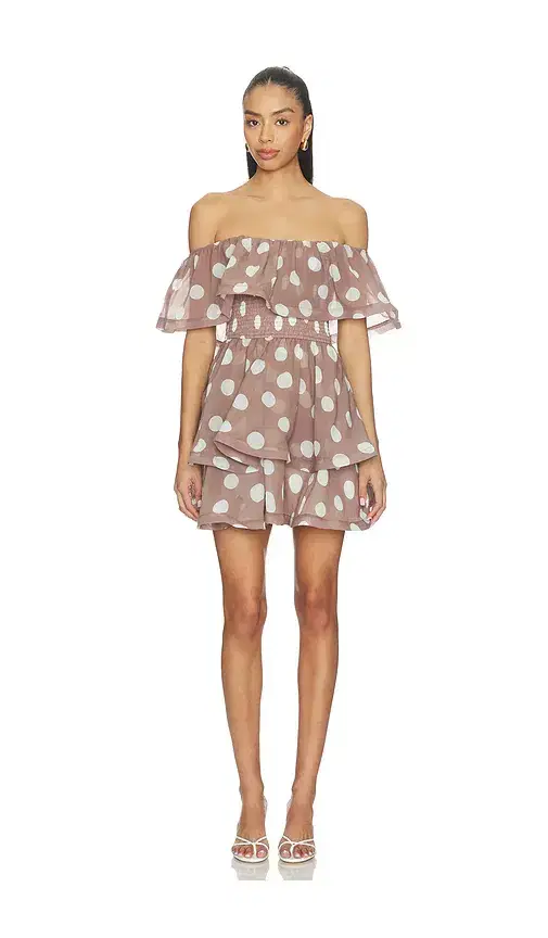 Elliatt Sola Polka Dot Mini Dress