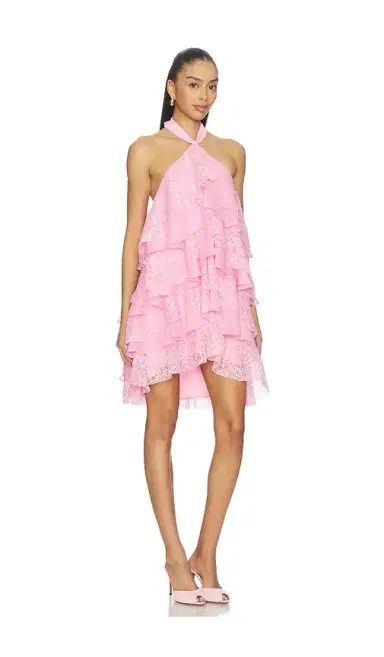 Elliatt Poppy Tiered Mini Dress | Thumbnail 2