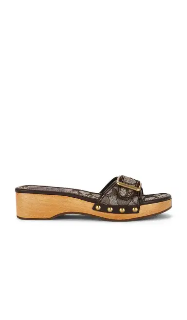 Coach Margot Wooden Sandal | Thumbnail 1 Coach Margot Wooden Sandal | Thumbnail 1
