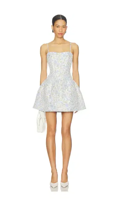 Elliatt Floralie Strapless Mini Dress | Thumbnail 2