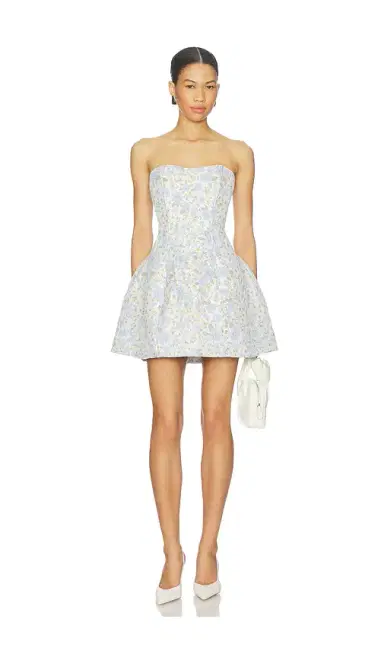 Elliatt Floralie Strapless Mini Dress | Thumbnail 1