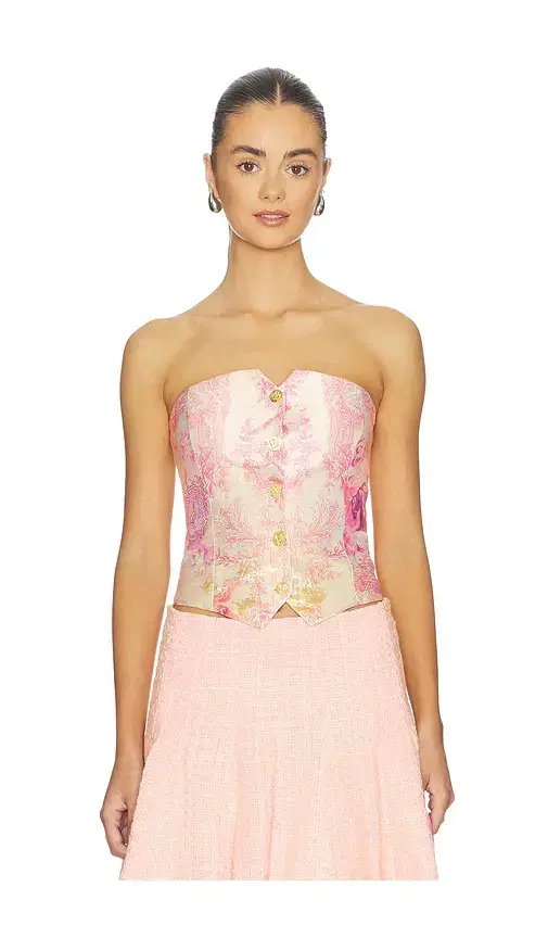 Alice + Olivia Alice + Olivia Kelcey Strapless Vest