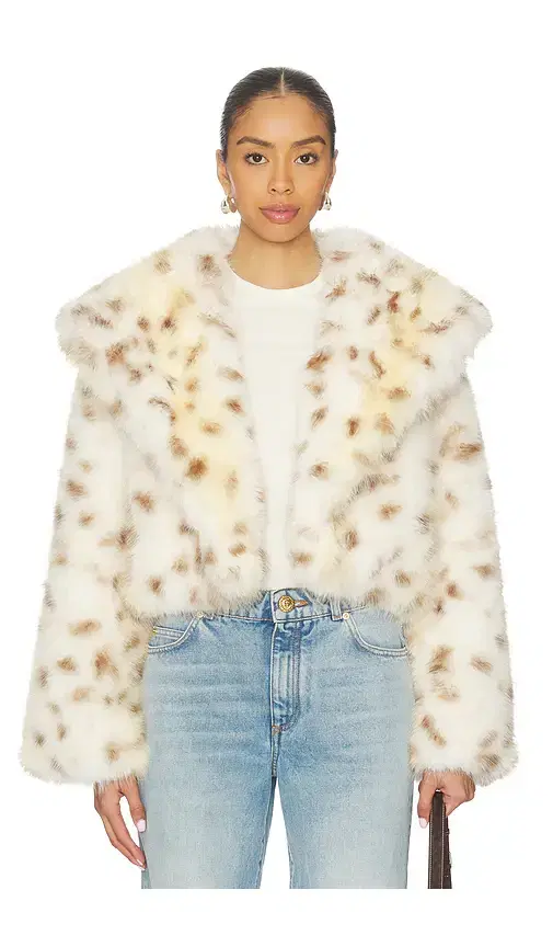 MORE TO COME Rockie Faux Fur Jacket