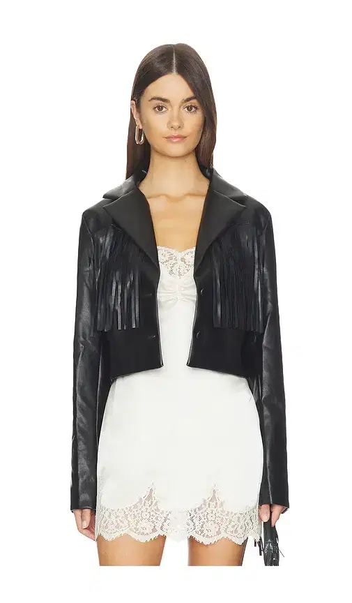 MORE TO COME Viola Faux Leather Jacket