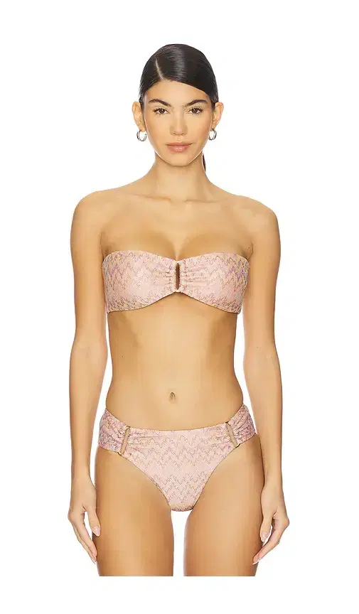 PQ Detail Bandeau Bikini Top